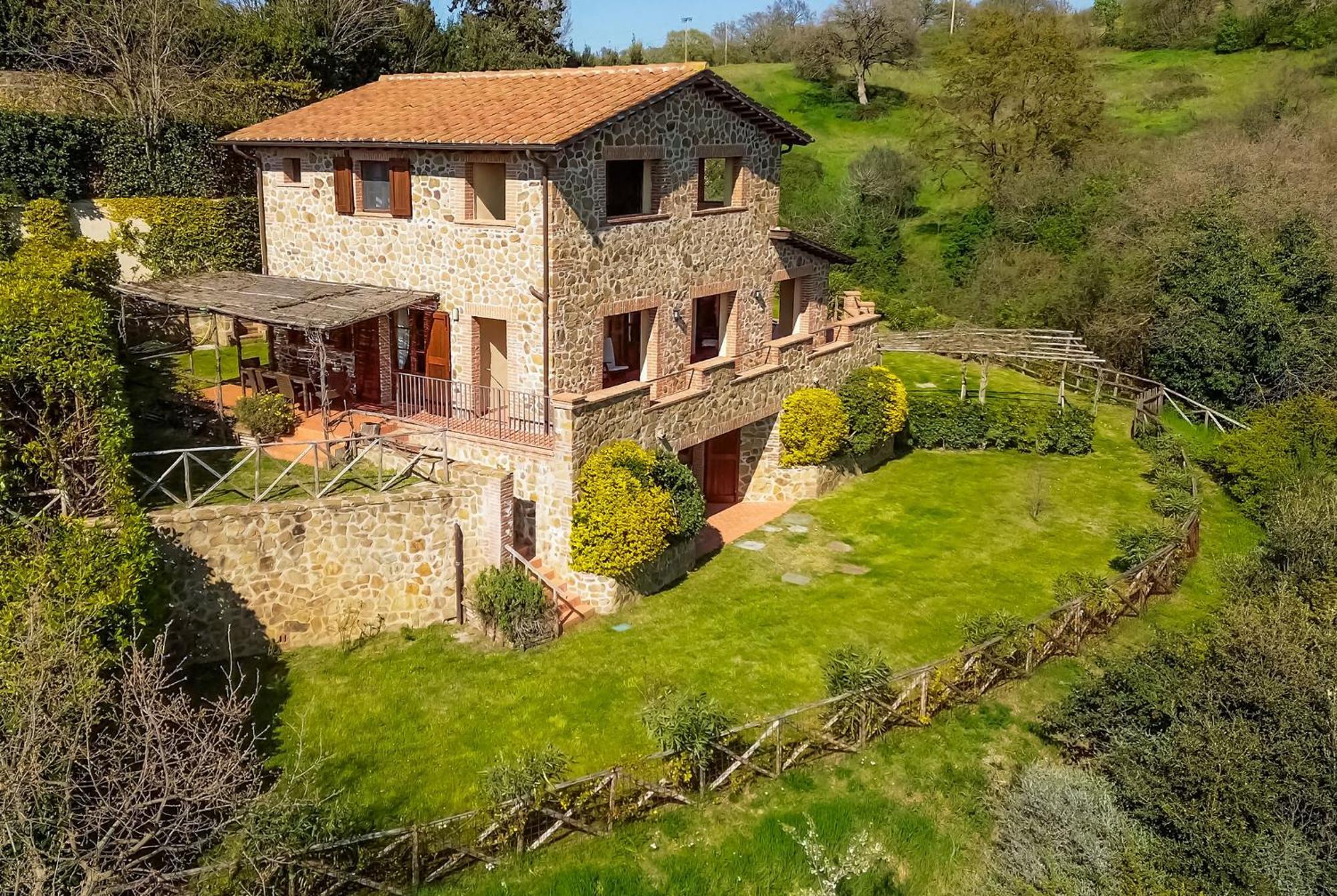 Home With A View In Scansano, Tuscany 外观 照片