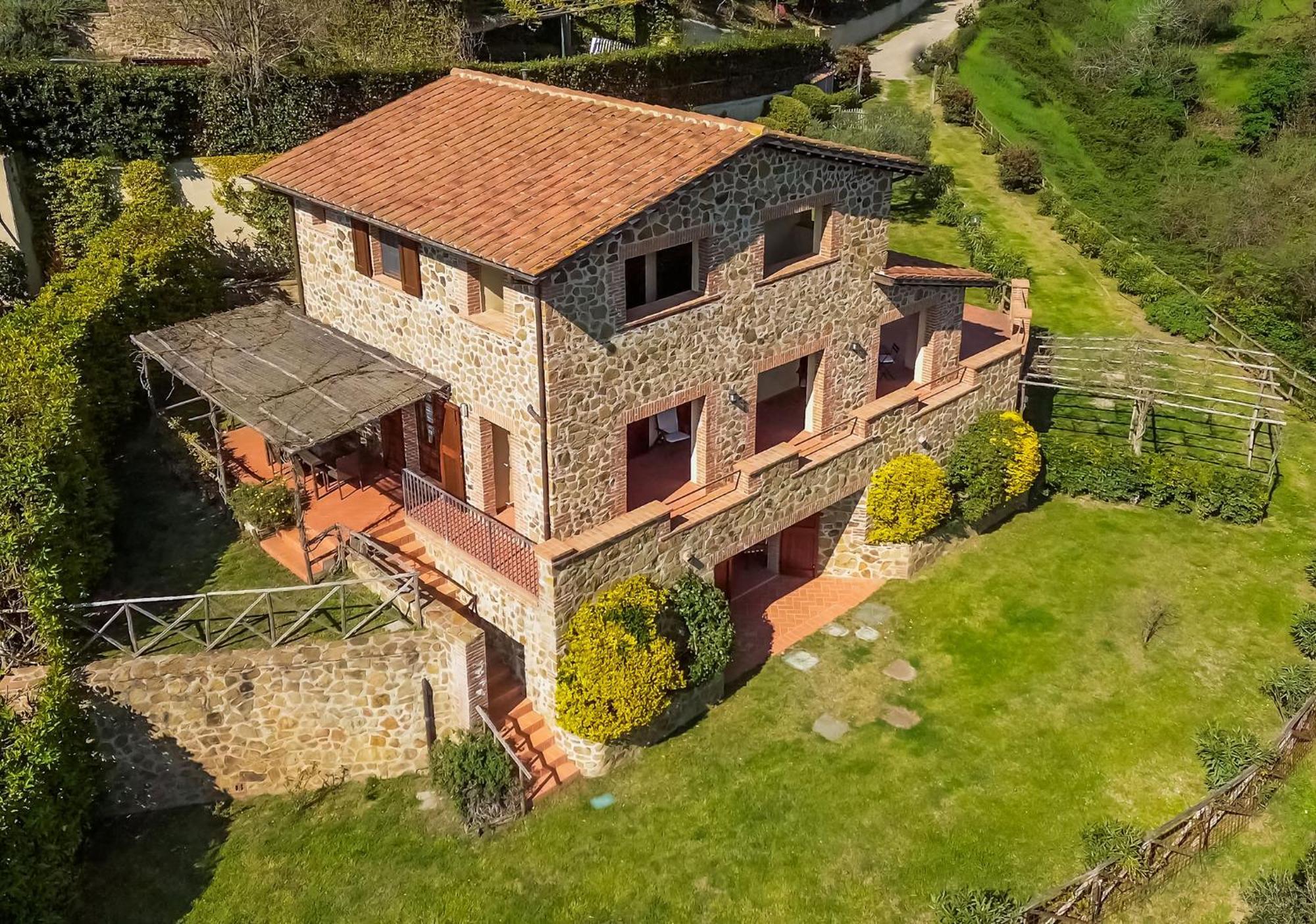 Home With A View In Scansano, Tuscany 外观 照片